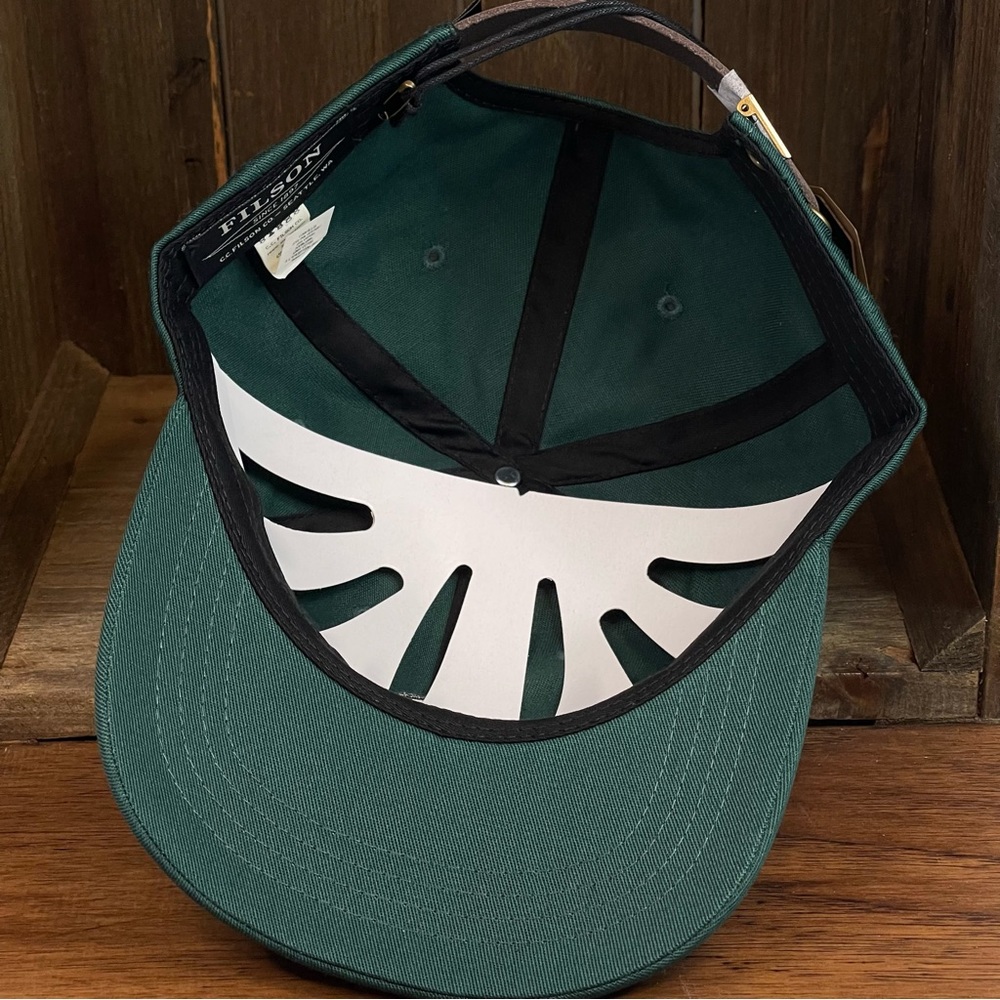 SOLD-Filson Limited Edition Smokey Bear Low Profile Hat Cap Green Mens Strapback - Picture 10 of 12